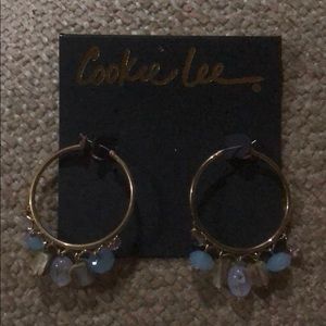 Cookie Lee genuine shell earrings